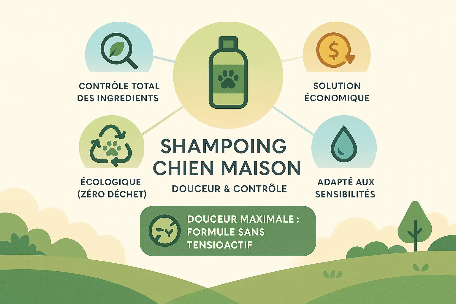 Avantages du shampoing solide pour chien maison