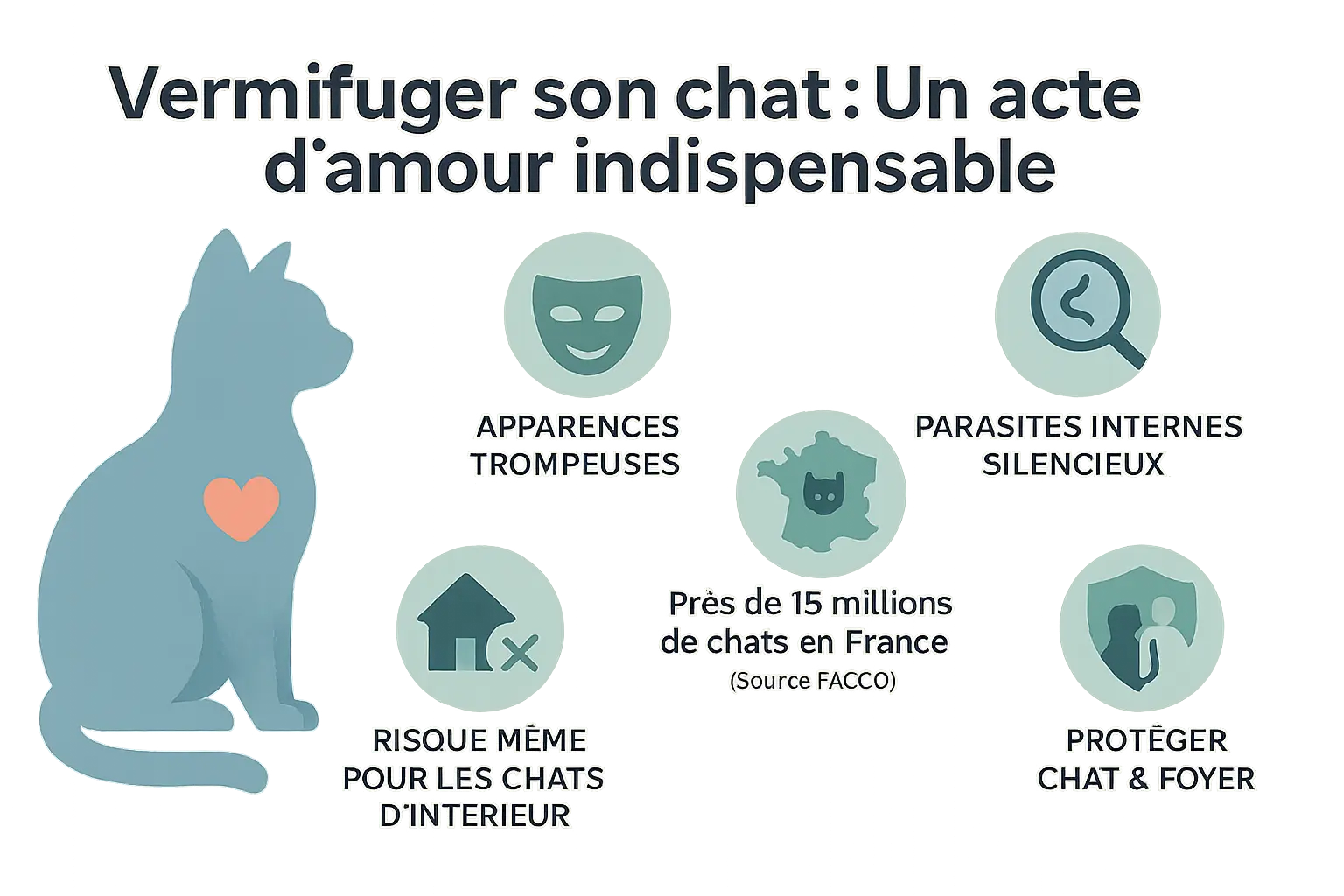 Vermifuger son chat, un acte d'amour