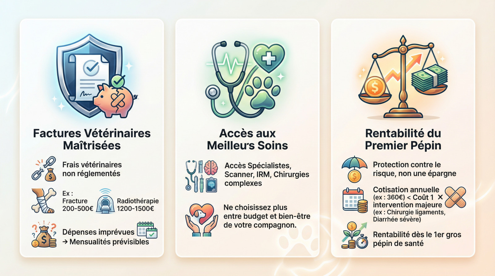 Propriétaire serein avec son chien grâce aux avantages d'une assurance animale